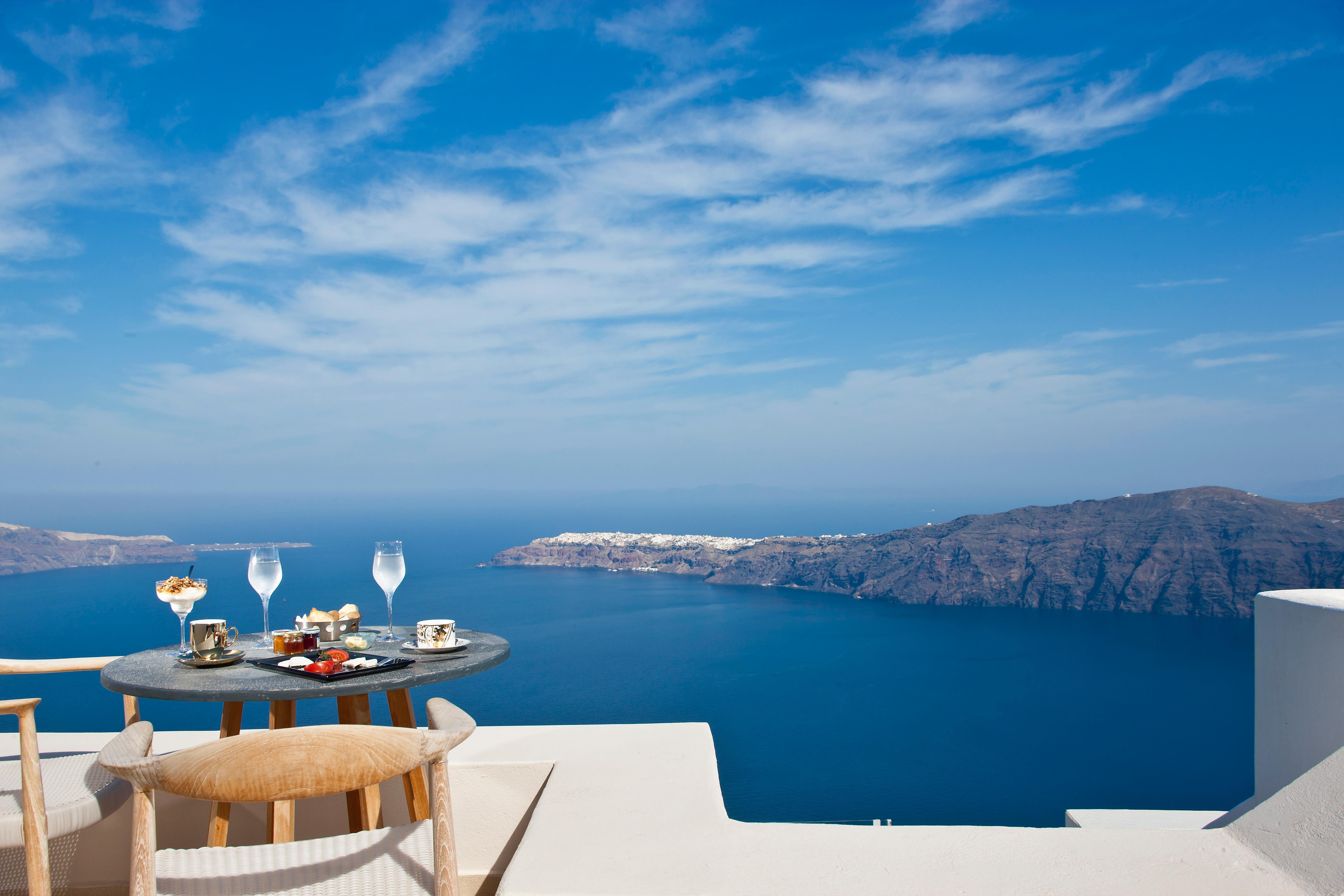 Gold Suites - Small Luxury Hotels Of The World Imerovígli Restaurant foto