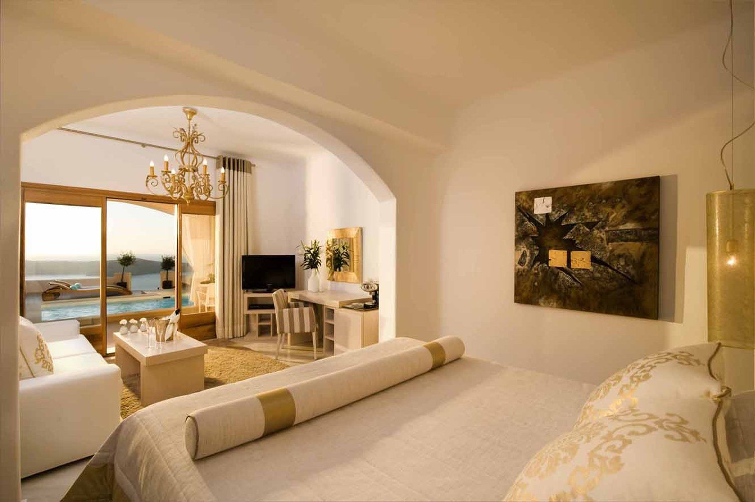 Gold Suites - Small Luxury Hotels Of The World Imerovígli Kamer foto