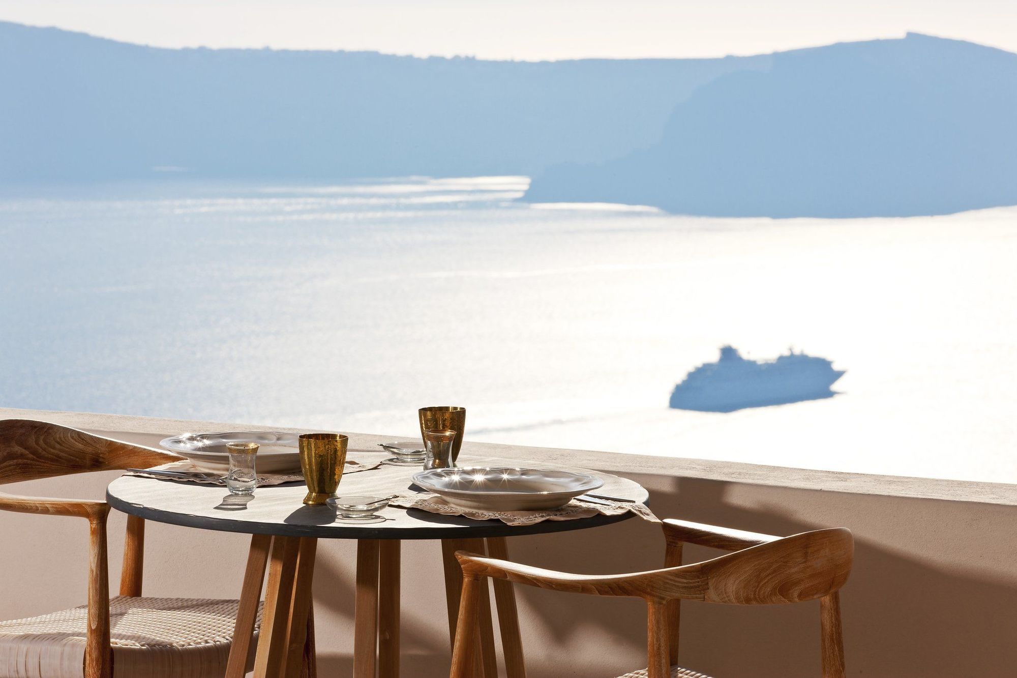 Gold Suites - Small Luxury Hotels Of The World Imerovígli Restaurant foto